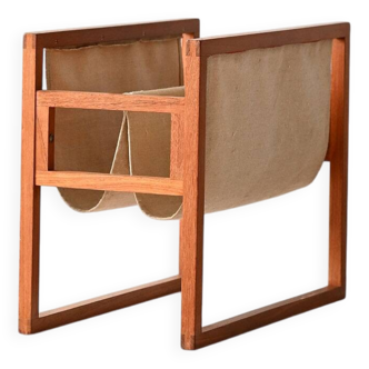 Vintage Magazine Rack by Henning Wind-Hansen in Teak