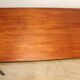 Teak and black lacquered metal table, Denmark 1950