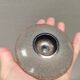 Little ceramic tea-light holder, made by M, Denmark, 1990s