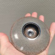 Little ceramic tea-light holder, made by M, Denmark, 1990s