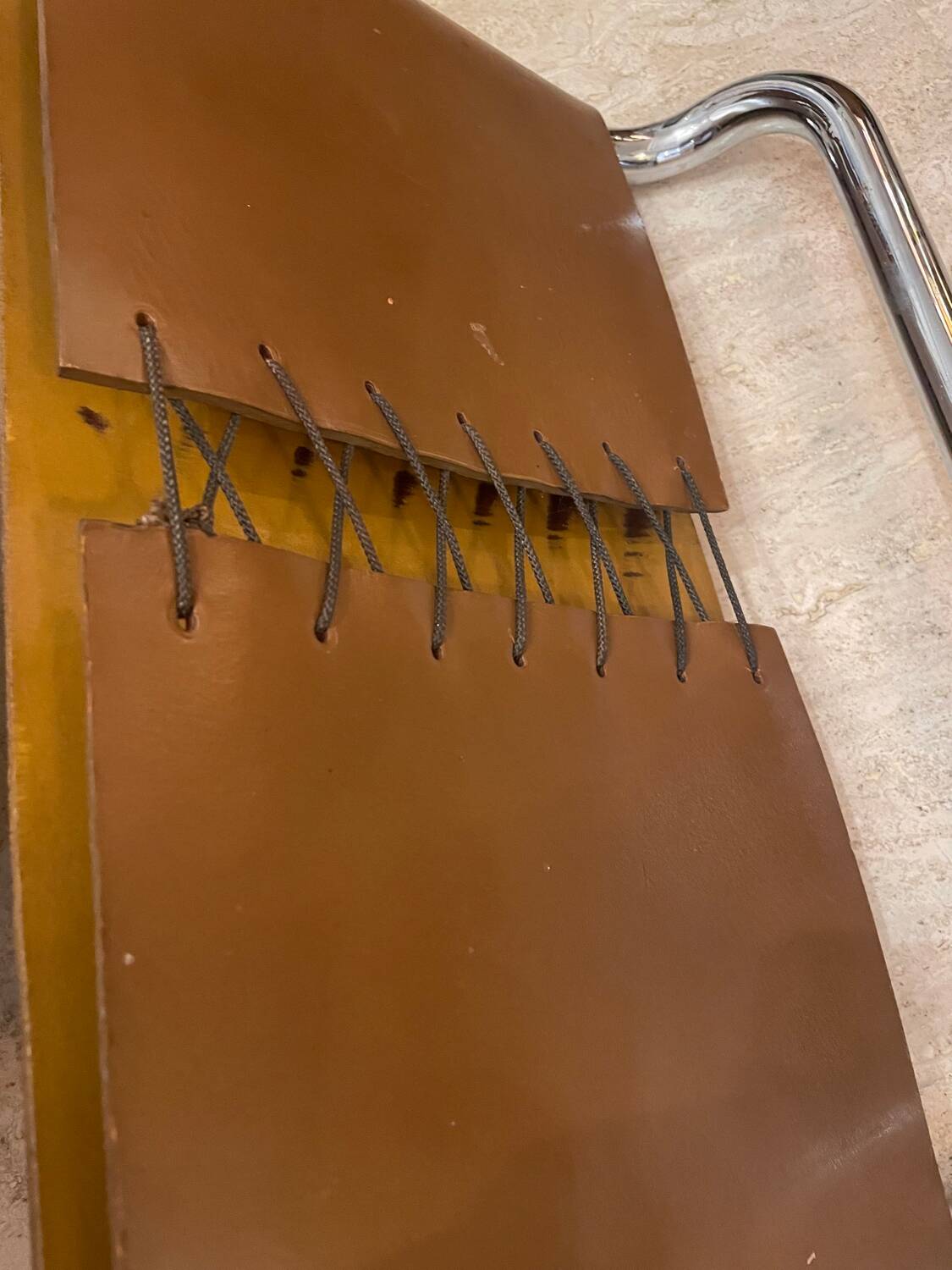 Set of six vintage MR 10 Mies Van der Rohe Knoll chairs