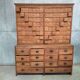 Armoire d'apothicaire de mercerie ancienne