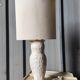 Lampe chouette en céramique de la maison Chaumette