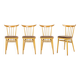 Ensemble de 4 chaises de salle à manger de la marque Tatra, Tchécoslovaquie, années 1960