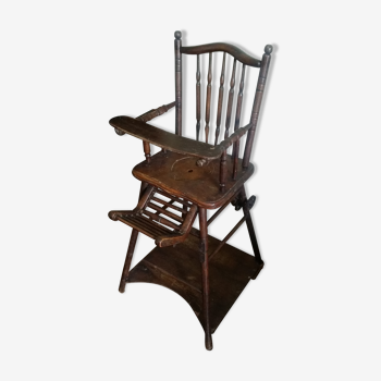 Old folding high chair