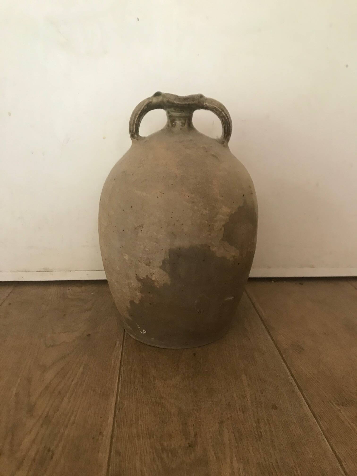 Large stoneware jar