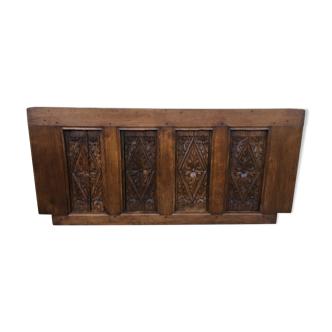 Bed tete renaissance box panels reframed