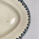 Oval iron earth dish