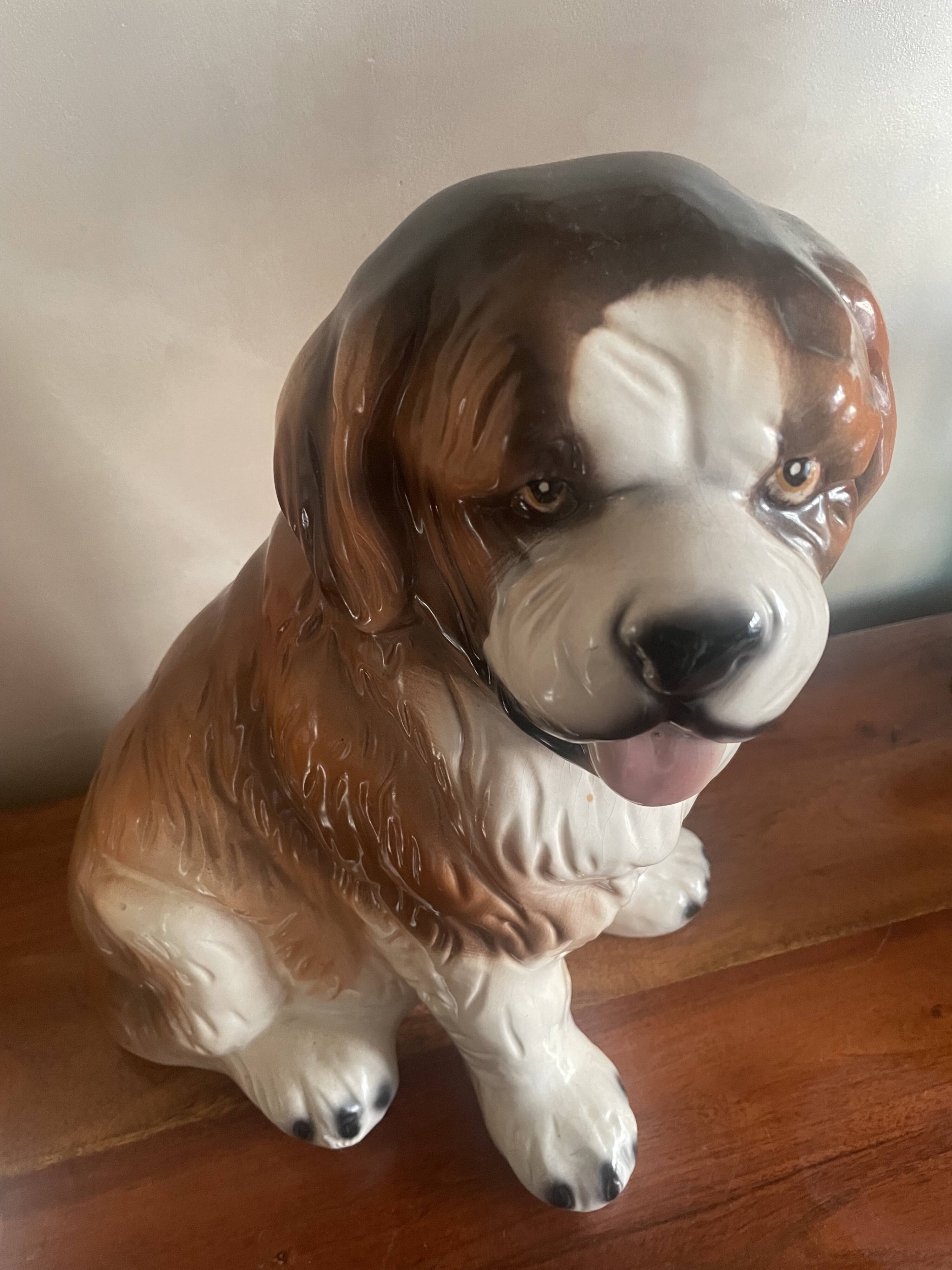 Ceramic St Bernard Dog