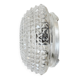 Vintage Glass Wall or Ceiling Light, 1970s
