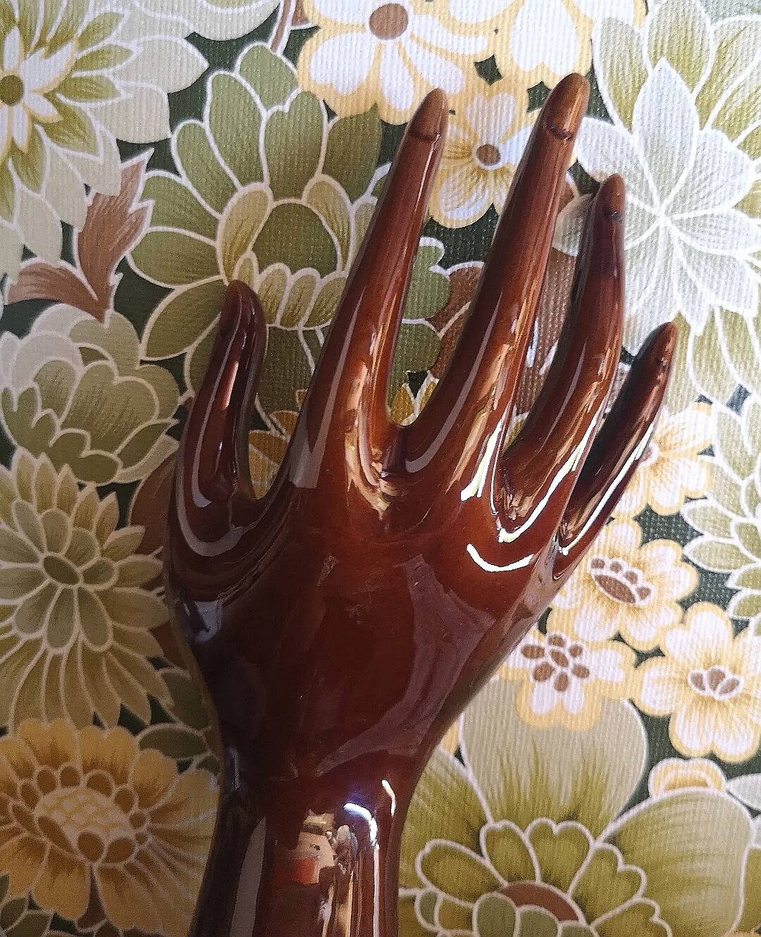 Handmade ceramic soliflore ring sizer jewelry holder