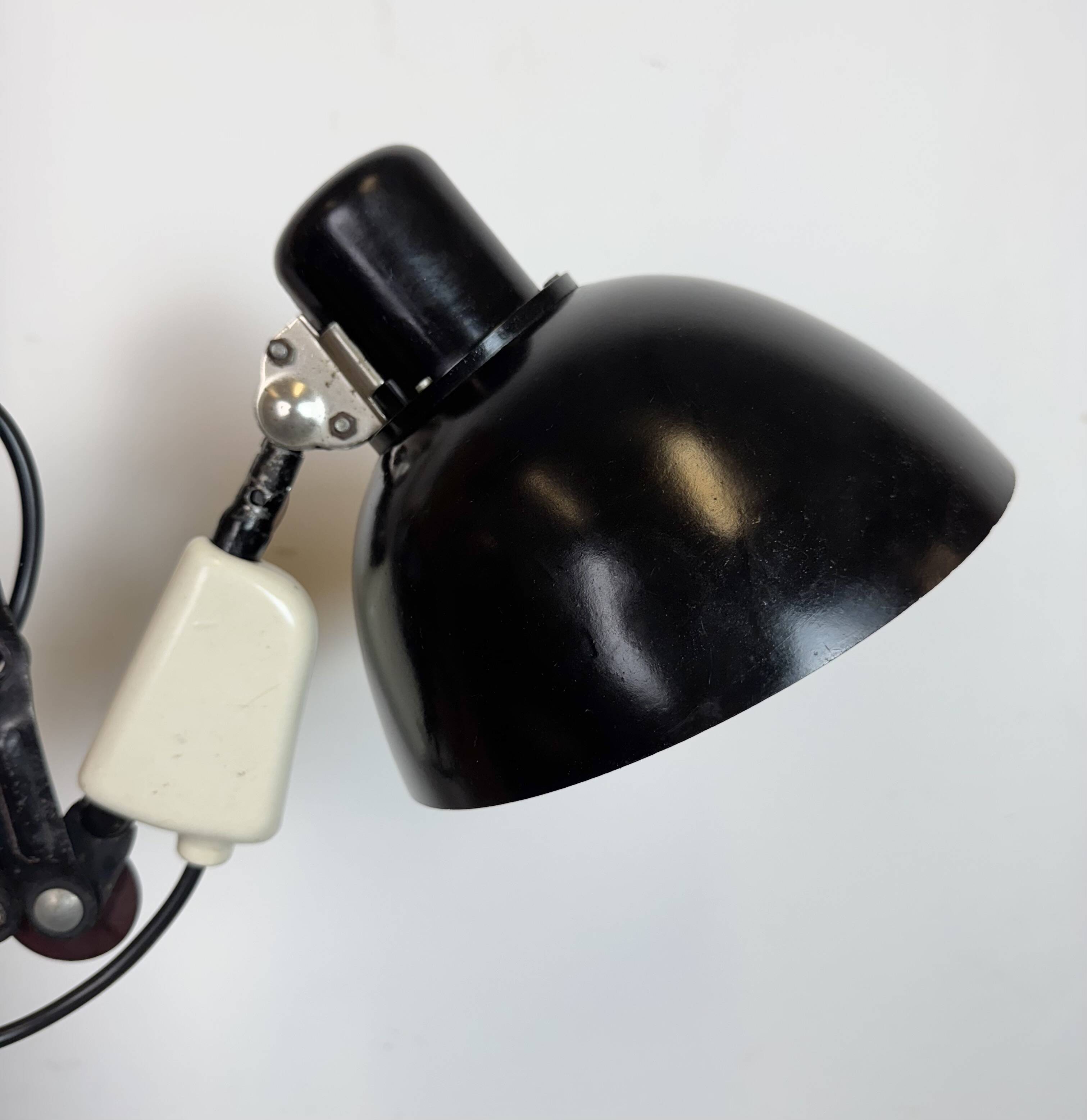 Industrial East German Scissor Lamp from VEB Zweckleuchtenbau Dresden, 1960