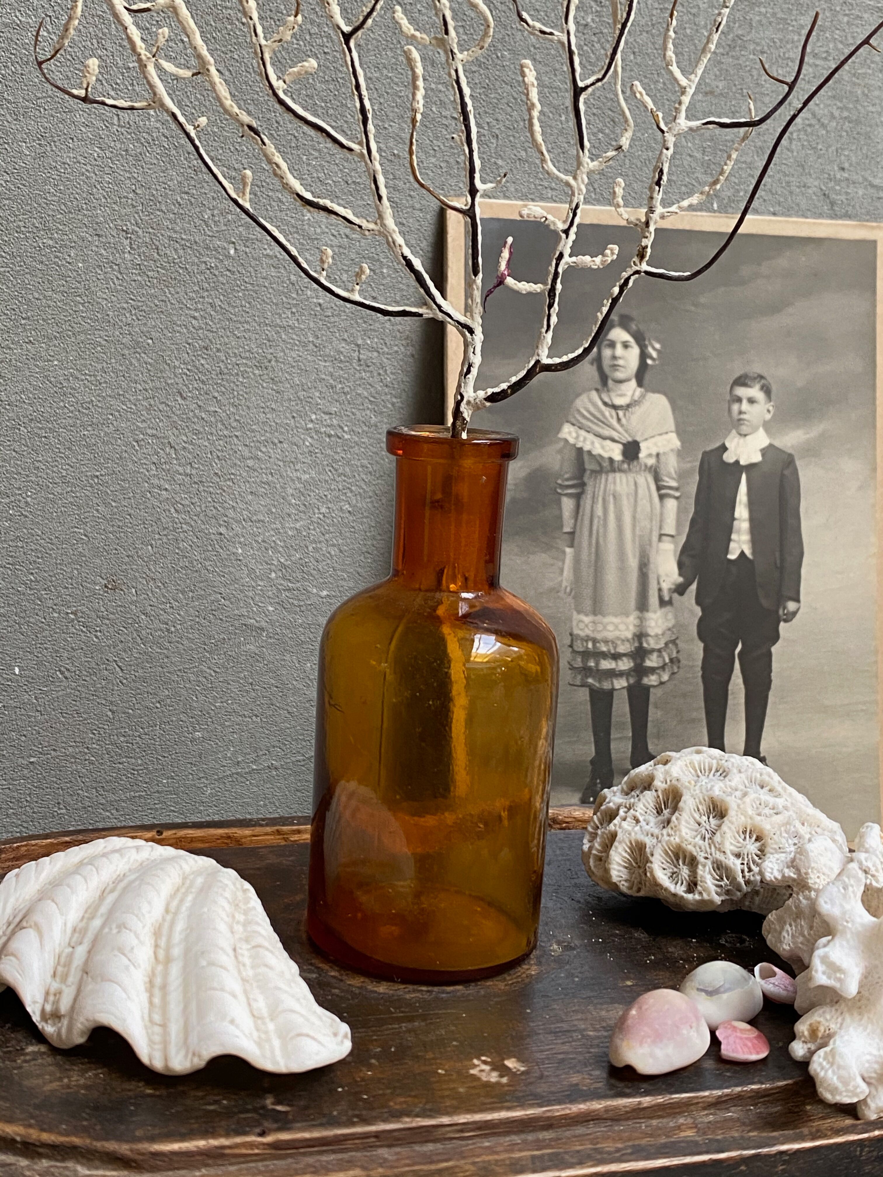 Bottle of amber officine