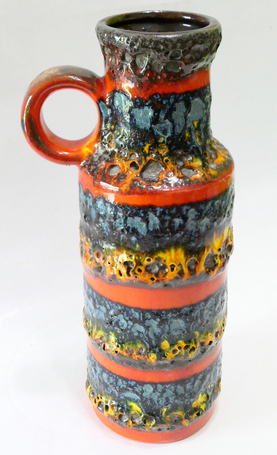 Modernist vase roll by Scheurich Germany 1972