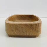 Solid wood bowl/plateau – vintage Scandinavian design – Sweden