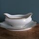 Betoule and Legrand Limoges porcelain sauceboat