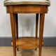 Oval bouillotte table