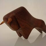 Mahogany Bull Pen Holder, Denmark, 1960s