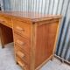Vintage desk with 5 drawers