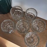 Set of 6 small 1930s glasses