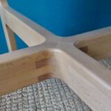 Cabinetmaker's coffee table in solid maple. Denmark 1990