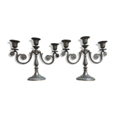 Pair of antique candlesticks