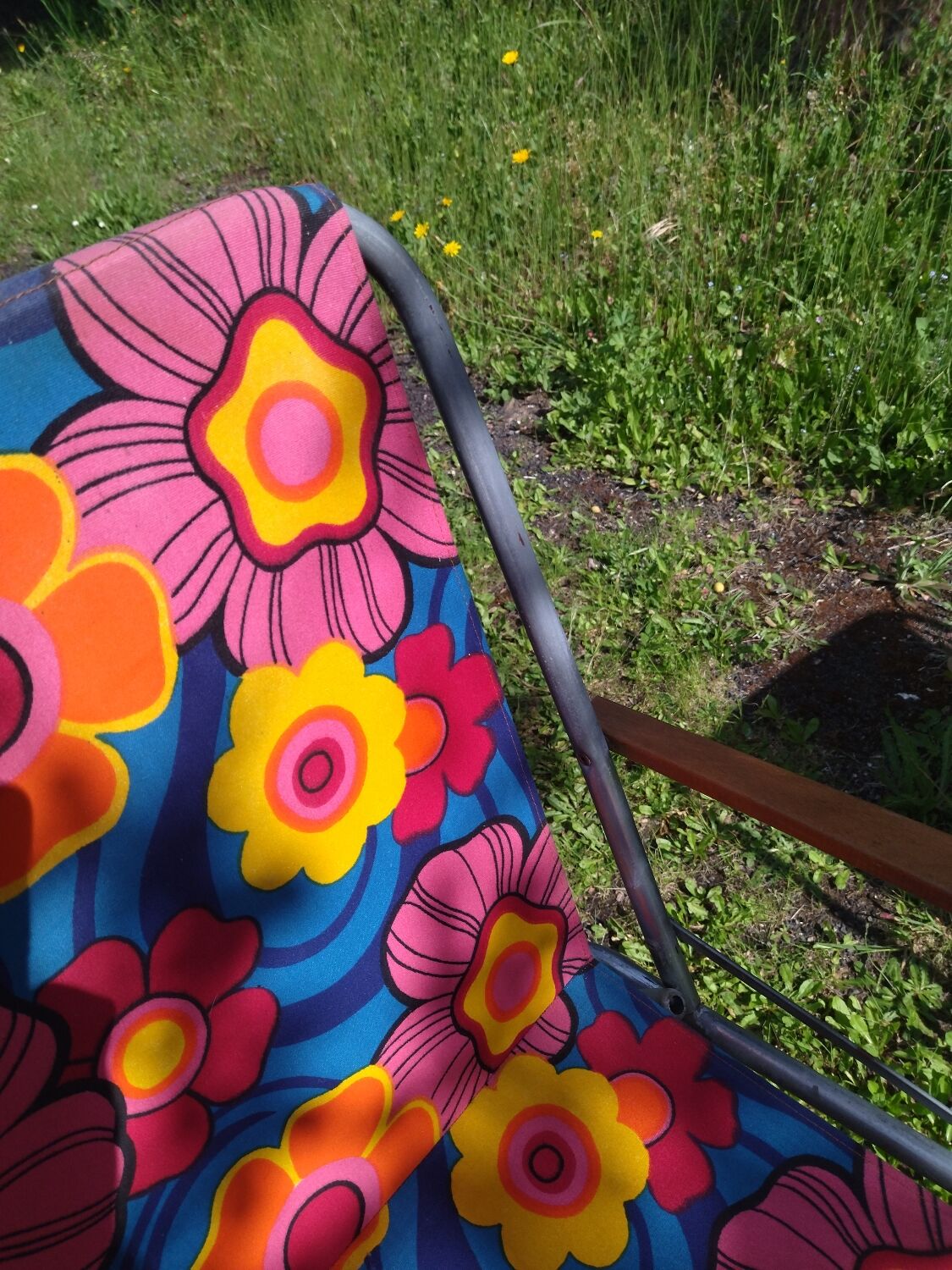 Folding garden chair seventies