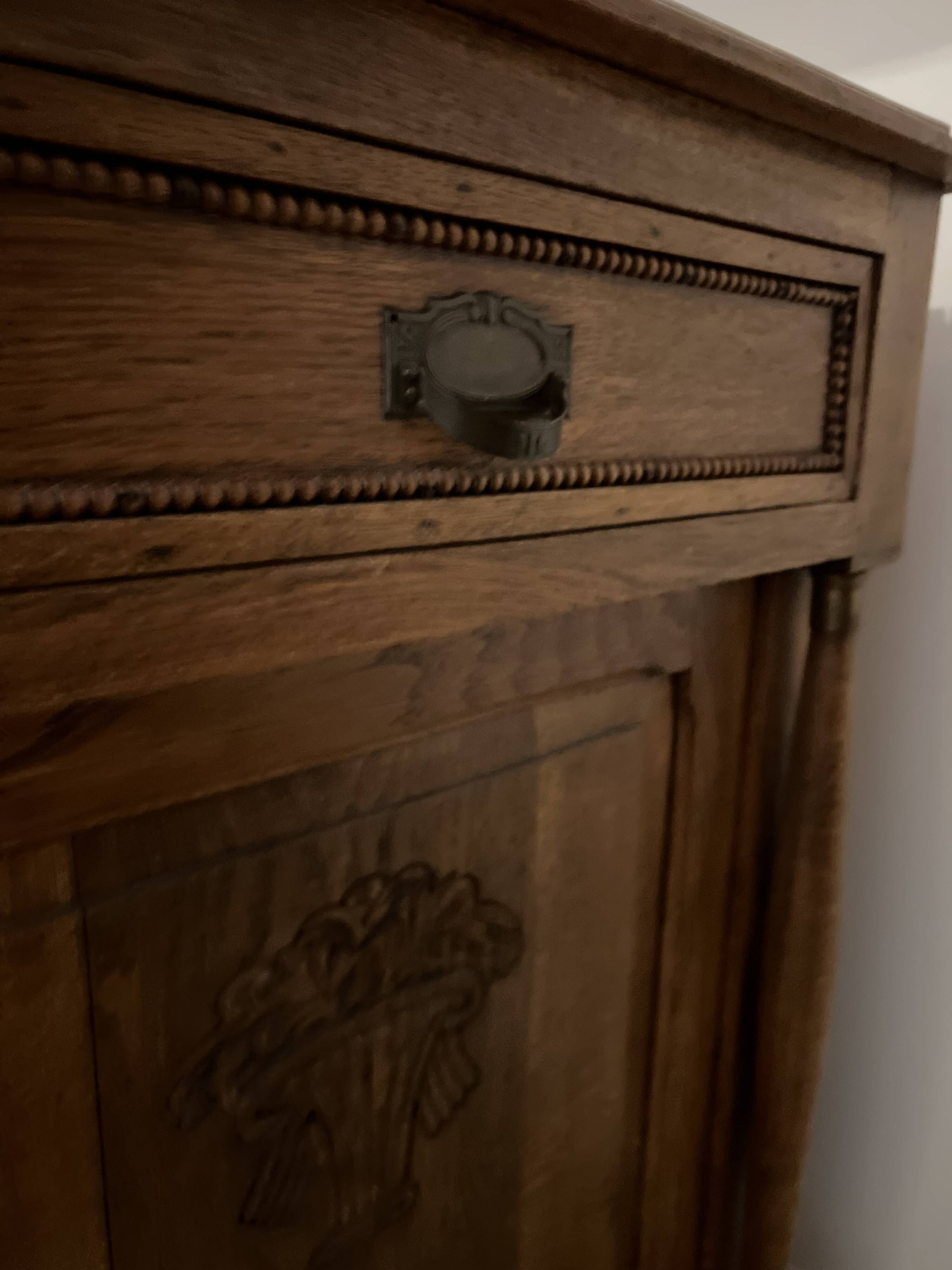 Buffet 18th century louis xiii magnificent wooden storage cabinet