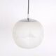 Suspension en verre opalin Peil & Putzler