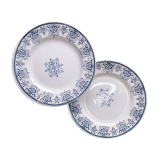 Assiettes terre de fer - modèle régence