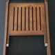 Chaise en bois pliante