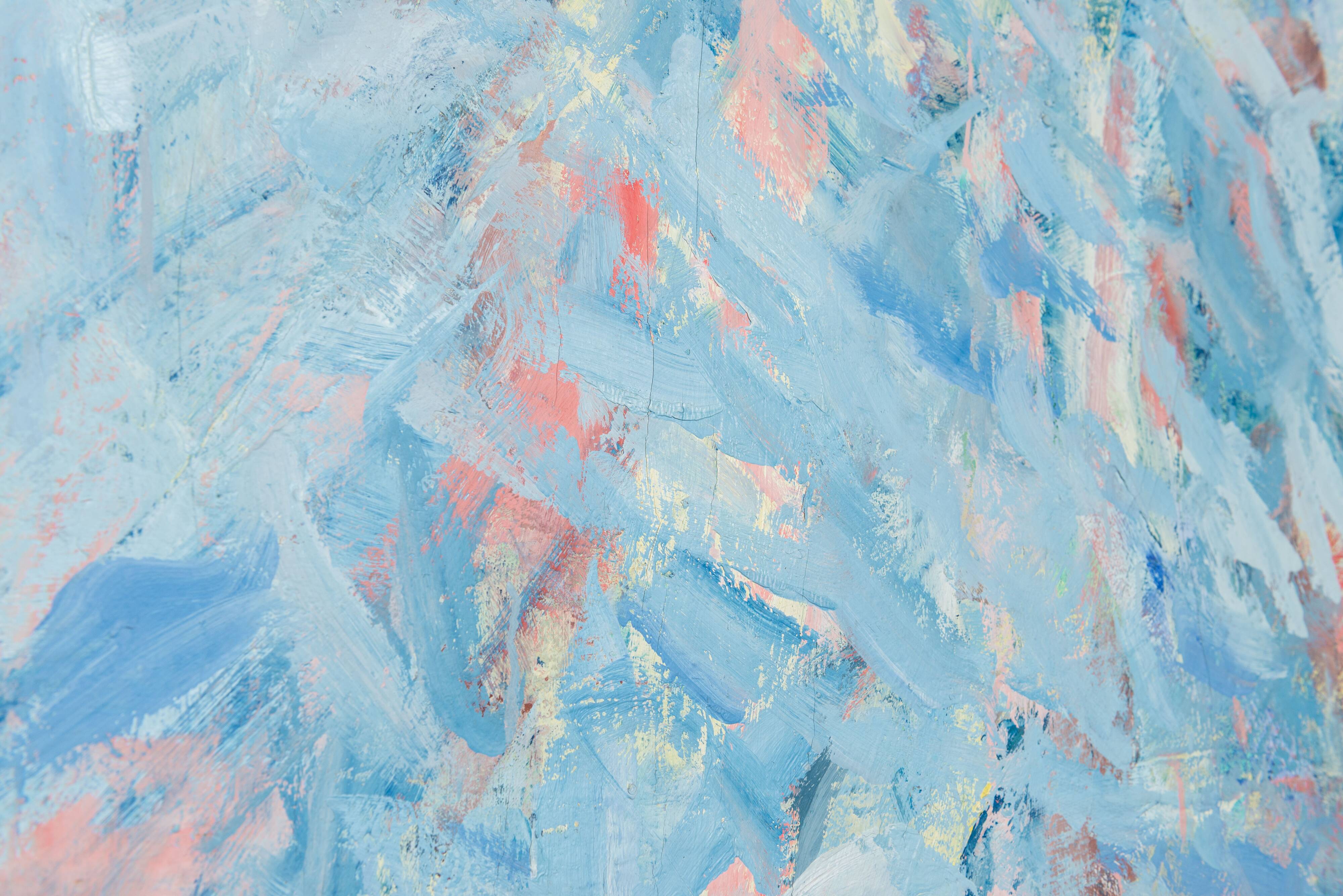 Unique extra large abstract painting