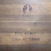 Modernist coffee or side table by Lane Furniture, USA circa 1950.