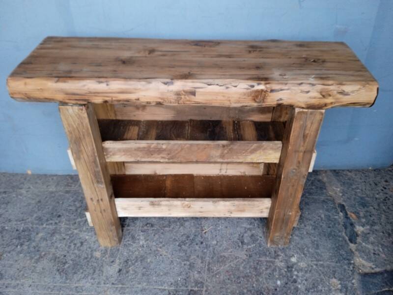 Professional furniture 120cm old solid wood workbench