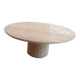 Table basse circulaire Omega - Travertin Naturel