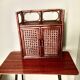 Rattan shelf