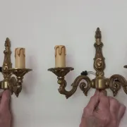 Set of two wall sconces