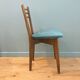 Chaise scandinave assise velours