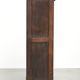 English antique archive cabinet with oak roll-up door from the 20th century