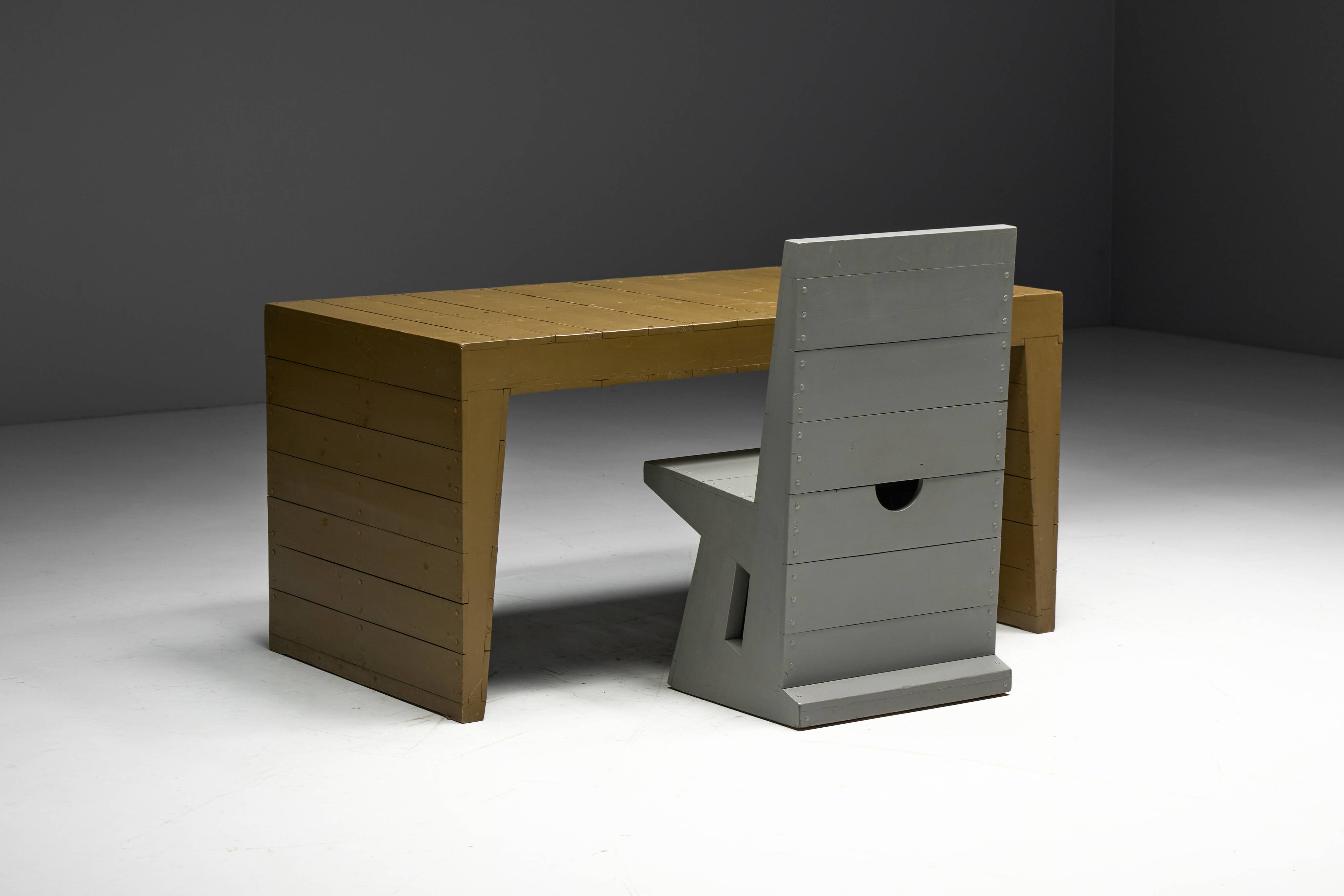 Writing table by Nico van der Laan, Netherlands, 1960s