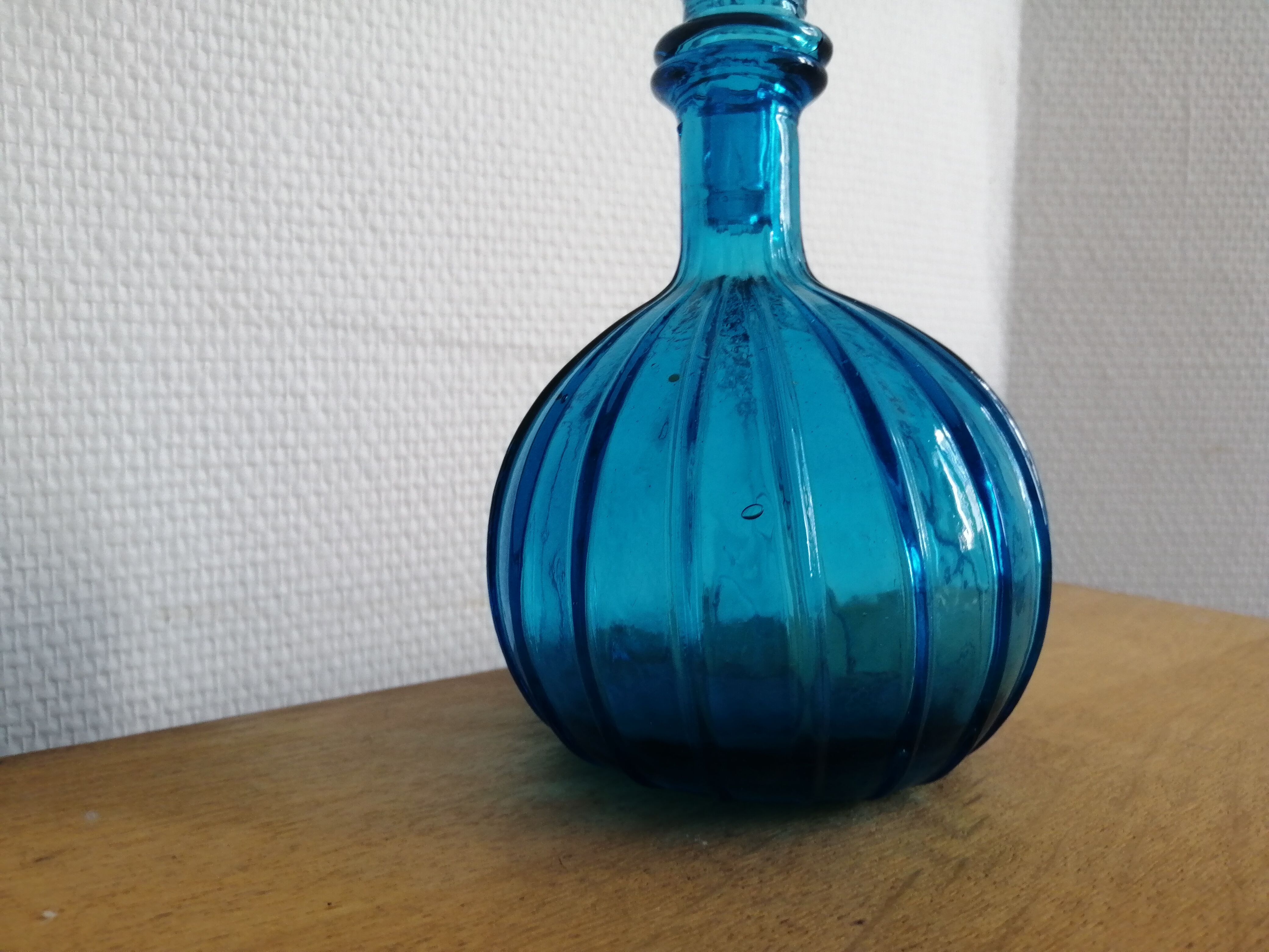 Blue carafe