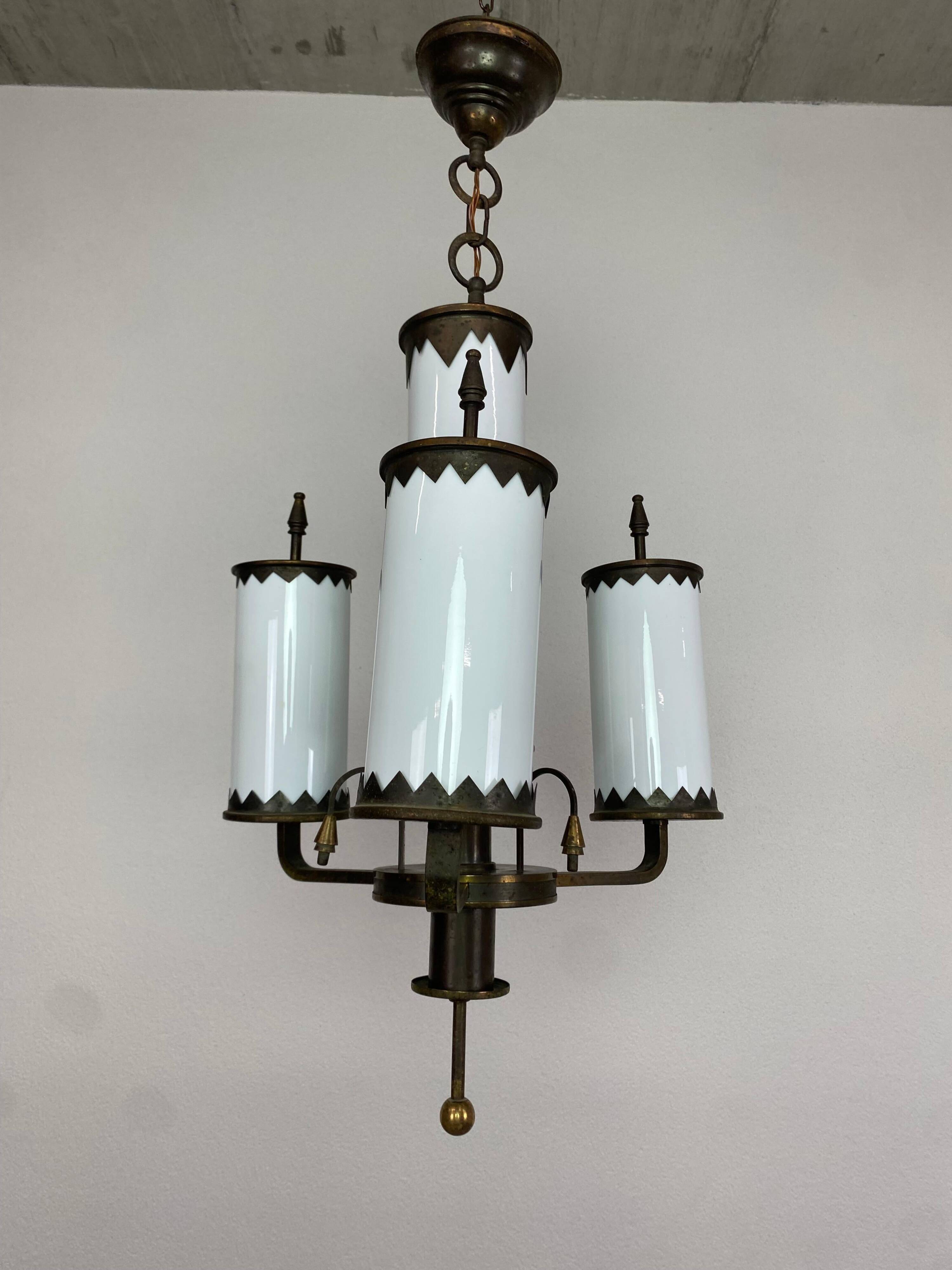 Roundcubist pendant lamp