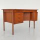 Scandinavian Midcentury vintage teak desk, Denmark 1950