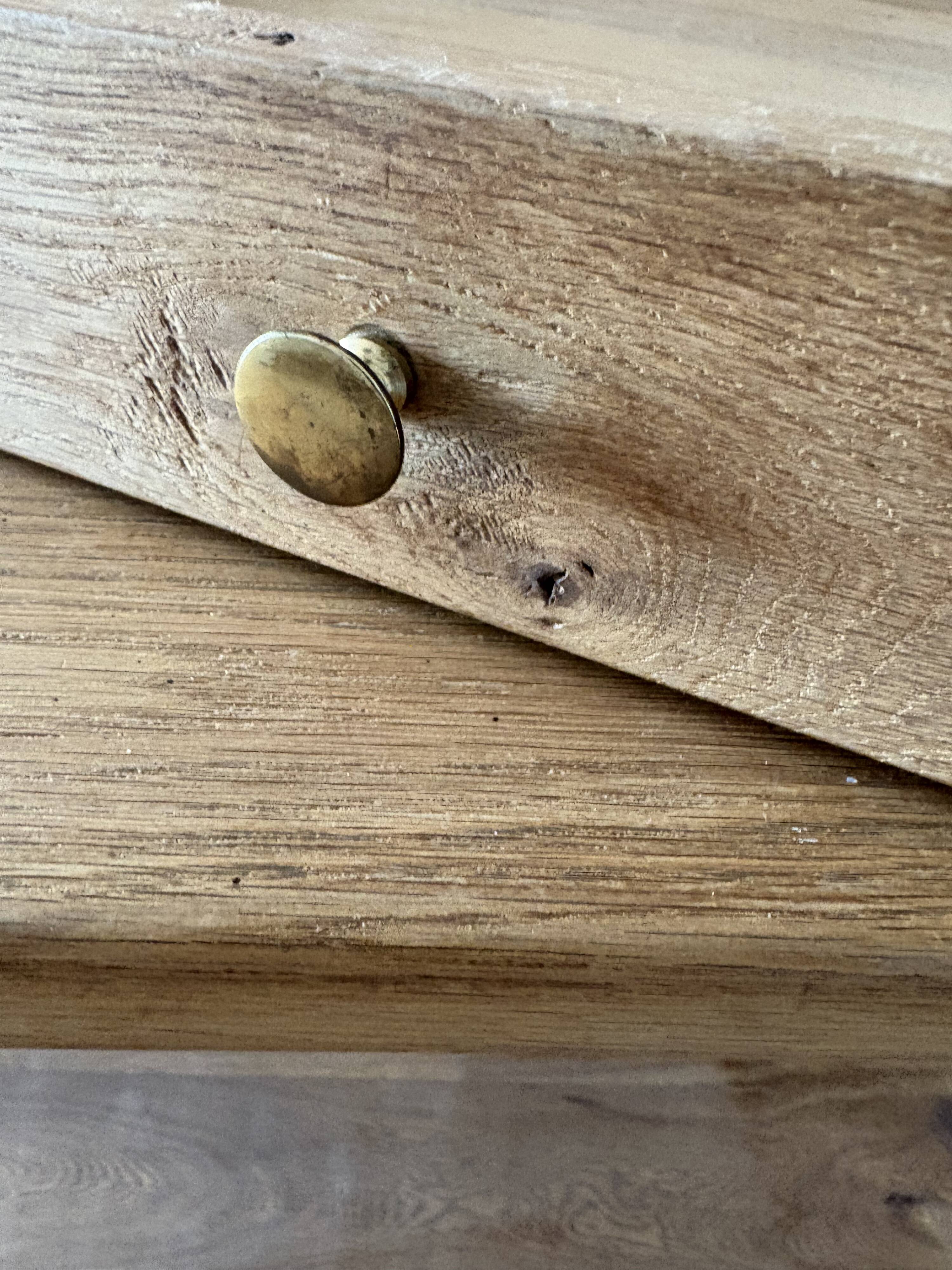 Antique solid oak farmhouse table