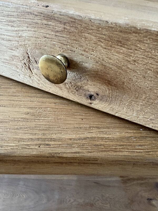 Ancienne table de ferme en chêne massif