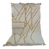 Handmade wool Berber rug 250x150 cm