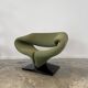 Ribbon armchair, Pierre Paulin, Artifort, dark green