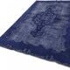 Overdyed Wool Vintage Handmade Carved Rug 174 cm x 297 cm