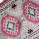 Vintage carpet Uzbek Bukhara handmade 32cm x 97cm 1970s