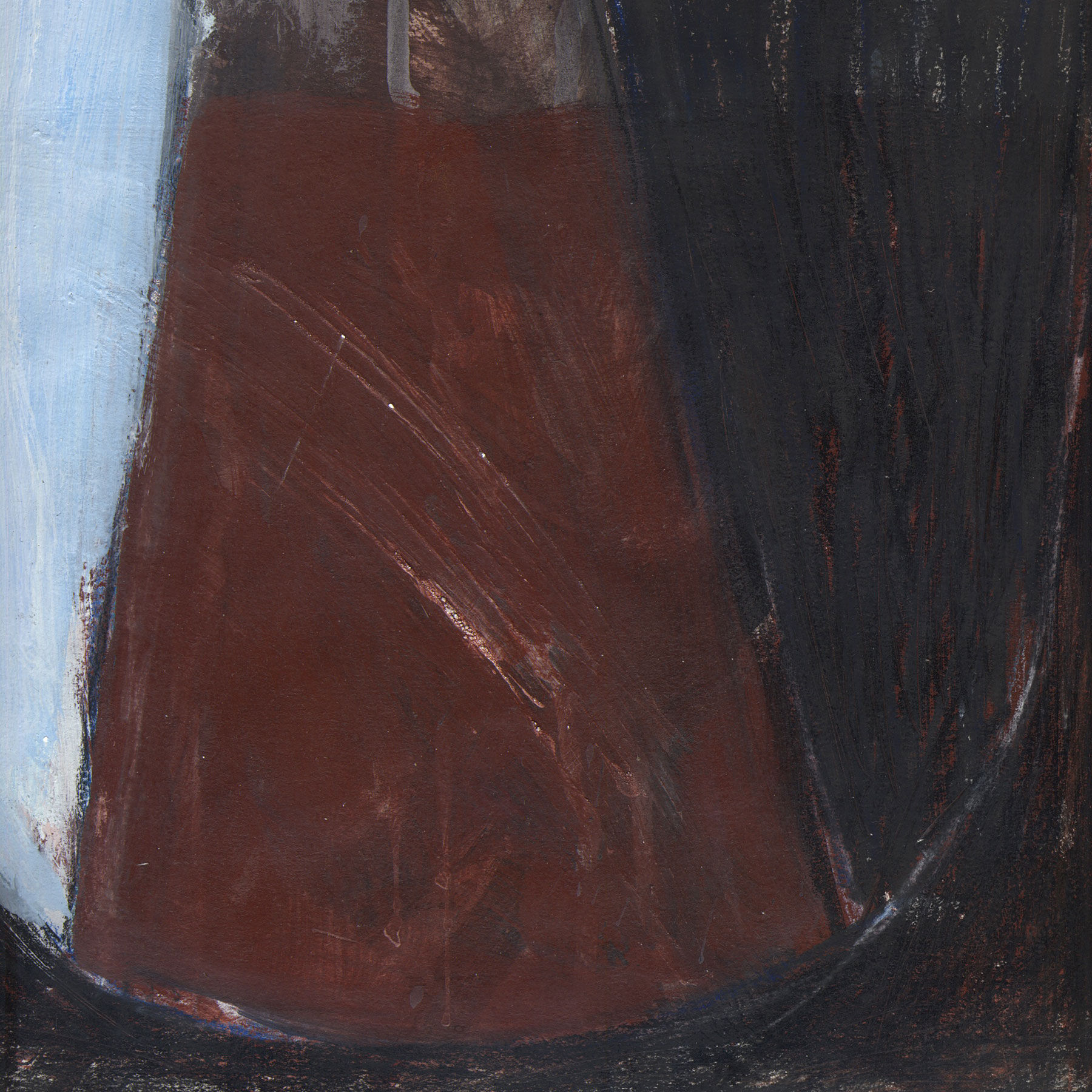 Harm van Ee, “Portrait”, 1988, mixed media painting